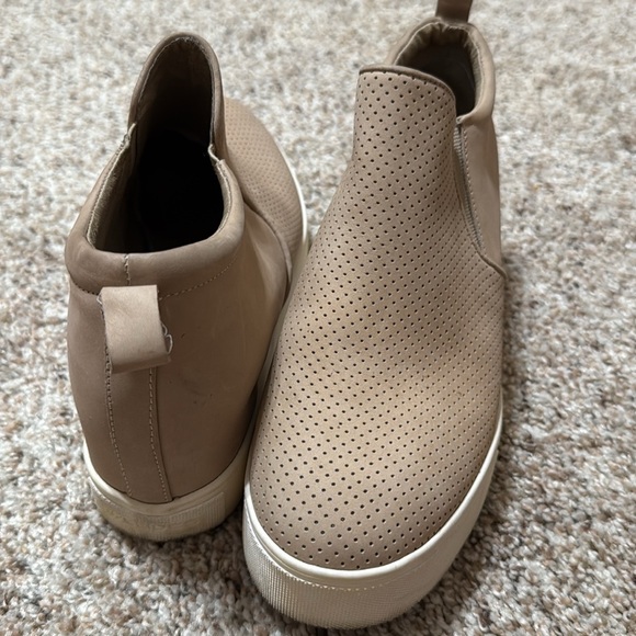 J/SLIDES Sallie Hidden Wedge Suede Sneakers - Picture 4 of 6